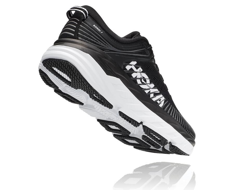 Hoka One One Løbesko Dame - Bondi 7 - Sort/Hvide - 034178BFN